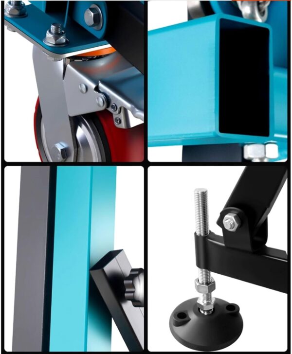 Elektrische Arbeitsbühne mit Fernbedienung - Multifunktionaler Rack-Liftturm bis 5m Höhe für Innen-/Außenbereich - Ideal für Dekoration, Bauarbeiten & Wartungen - Image 2